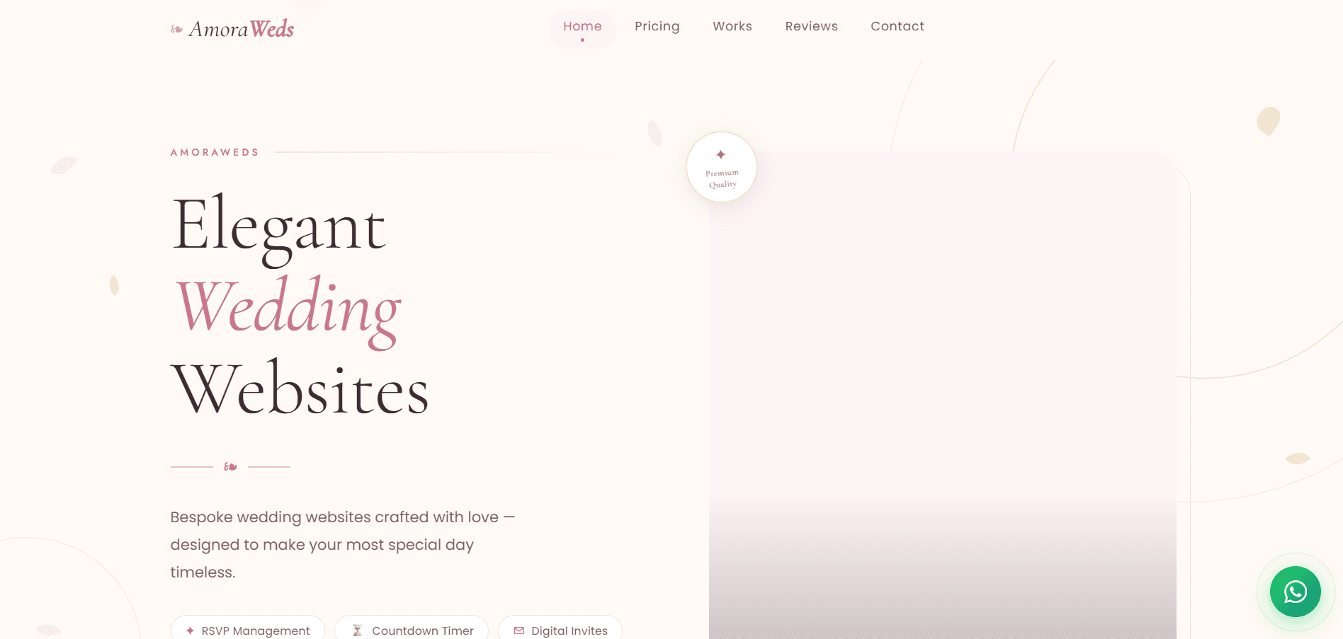AmoraWeds Website